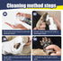 Dog Paw Cleaner, No-Rinse Foaming Cleanser with Silicone Bristle Brush for Gentle Cleaning