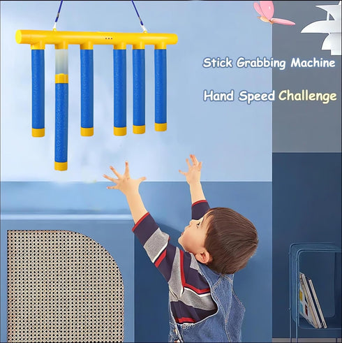 3 Tendry Reflex Drop Sticks Challenge Game, Hand Eye Coordination Training Toy, Upgrade Remote Control Adjustable Speed