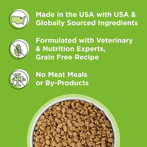 BIXBI Rawbble Dry Dog Food - Pork, 4 lbs, USA Made, No Meat Meal, Freeze Dried Raw Coated Dog Food