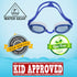 Water Gear Minnow Anti-Fog Swim Goggles, Competition Goggle for Boys & Girls, Comfortable Fit