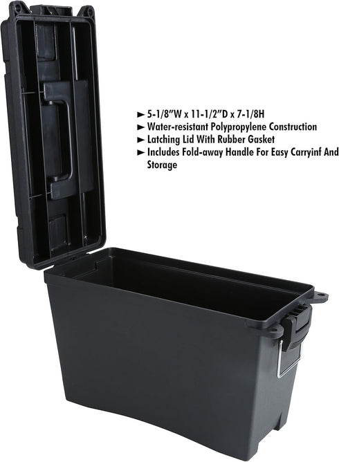 Olympia Tools Plastic Field/Ammo Storage Boxes, Black, Model 84-404
