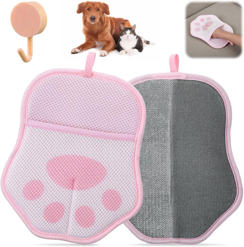 Ptwola Pet Hair Removal Glove - Reusable Electrostatic Pet Hair Removers for Dogs