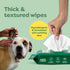 Earth Rated Pet Ear Wipes - Hypoallergenic Wipes for Dogs & Cats to Remove Dirt and Wax Build Up, Oatmeal Scent, 60