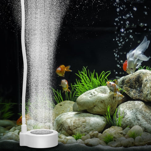 2 Pack Fish Tank Bubbler Air Stone, 2 Inch Ultra Silent Stones for Aquariums, Ideal for 2 to 30 Gallon Fish Tank
