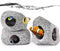 3 Pieces Rock Aquarium Decorations, Stackable Cave Decor, Betta Fish Tank Accessories Hideout
