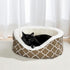 MidWest Homes for Pets Orthopedic Egg-Crate Nesting Pet Bed with Teflon Fabric Protector, XS Brown