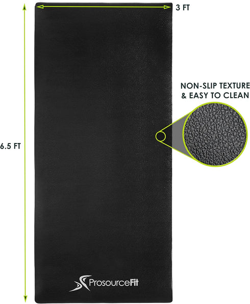 ProSource High Density PVC Treadmill Mat & Exercise Equipment Floor Protector, 3 x 6.5-feet