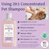 30:1 14 oz Bobbi Panter Soothing Dog Shampoo Tea Tree, Lavender, Cucumber & Oat Protein Natural Formula for Sensitive
