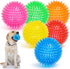 VITEVER 3.5” Squeaky Dog Toy Balls (6 Colors) for Medium, Large & Small Dogs, Durable, Non-Toxic, BPA Free, Chew Toys
