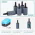 Pawfly 1 Inch Air Stone Cylinder Grey Bubble Diffuser for Nano Air Pumps, 50 Pack for Fish Tanks