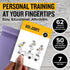 NewMe Fitness Bodyweight Workout Cards, Instructional Fitness Deck for Home or Gym