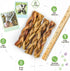 Nature Gnaws Braided Bully Sticks for Dogs, 5-6" (3 Count), Long Lasting Natural Beef Chew Bones