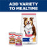 7+ 12.5 oz. 12-Pack Hill's Science Diet Adult Healthy Cuisine Wet Dog Food, Hearty Beef, Carrots & Peas Stew, Cans