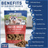 Freeze Dried Ferret Treats - 1oz Resealable Bag, Beef Heart Ferret Snacks, Single Ingredient, No Preservatives