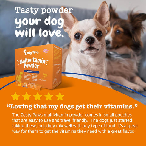 10-in-1 Immune, 30 Zesty Paws Dog Multivitamin - Gut, Joint, Skin & Coat Support, and More - Dog Vitamins