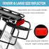 Rear Bike Rack, 310 LB Capacity Cargo Rack with Fender & Reflective, Quick Release for Mountain Road Bicycles