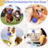 Indestructible Squeaky Dog Ball, Relieves Anxiety, Cleans Teeth, Interactive Chew Toy for Large Breeds, Outdoor