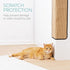 Navaris Sisal Cat Scratcher Mat - 12.6x23.6 Cat Scratch Pad for Wall, Indoor Cats Scratching Protector for Corners