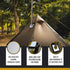OneTigris Hot Tent Stove Jack, 9" x 7.8"
