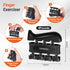 Grip Strength Trainer Kit (5 Pack) | Adjustable Resistance Hand Gripper and Forearm Workout Ring