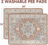 2 Pack, 2026 36"x48" Washable Pee Pads for Dogs Puppy Pads with Pheromones, Upgraded PuppyPad Super Absorbent