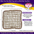 Super Bird Creations SB50002 Seagrass Mat for Cage Decor, Pet Enrichment, Safe for Birds & Reptiles (3 Pack)