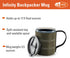 GSI Outdoors Infinity Backpacker Mug: Durable and Lightweight Mug for Camping and Outdoor Adventures