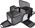 BAGLHER Cat Carrier Bag - Airline Approved Soft Side Pet Travel Carrier with 5 Open Doors, 3 Expandable Sides, Fleece