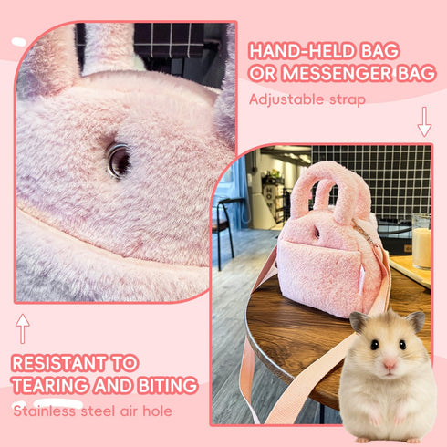 Generic Chinchillas, Sugar Glider Bonding Pouch & Sling Carrier - Hands-Free Adjustable Strap Pet Bag for Ferrets