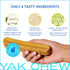 Native Pet Yak Cheese Himalayan Dog Chews, Long Lasting Dental Sticks for Medium Breeds, 100% All Natural, 3 Per Pack
