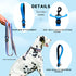 Premium Nylon Pet Leash with Soft Neoprene Handle, ShawnCo Dream Walk Dog Leash (Pacific Blue, Medium/Large)