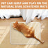 2 Pieces Rabbit Scratcher Mat, Natural Sisal Cat Bunny Rabbit Scratching Pad, Rabbit Animal Scratch Pad Rug for Indoor