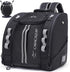 Ski Boots Bag 54L, Fully Padded Backpack for Snowboard Gear, Water-Resistant Travel Luggage with PVC Bottom Pockets