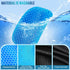 Kayak Seat Cushion with Storage Bag, Anti Slip Gel Waterproof Thick Pad for Kayak, Office Chair, Car, Fishing Cushion