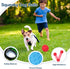 CHEODIN 2 Pack Indestructible Squeaky Dog Balls for Aggressive Chewers, Interactive Dog Toys for Teething, Relieving