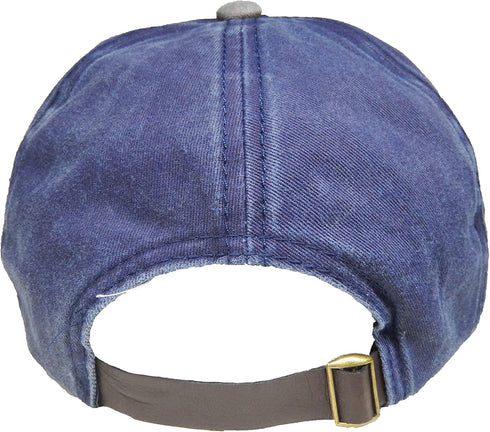 Vintage Baseball Cap, Fashion Rivets Cross Letters Denim Cotton Frayed Edge Sunhat Adjustable Unisex