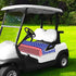 YOKYHOM Golf Cart Seat Covers American Flag Design Towel Blanket for 2-Seat Golf Carts, 100% Microfiber