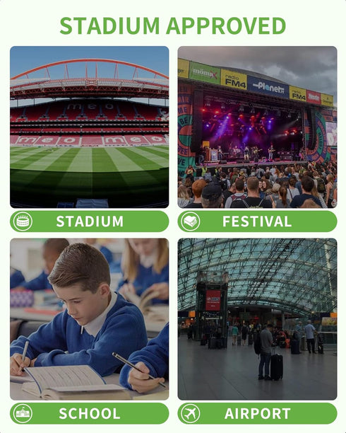 Backpack MAY TREE Small Clear Stadium Approved for Women and Men Clear Bag for Stadium Events Concert Sporting