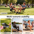 ADSMART 300 Lbs Portable Camping Chair Lightweight Folding Chair for Camping - Outdoor Chair Supports - Camp Chair