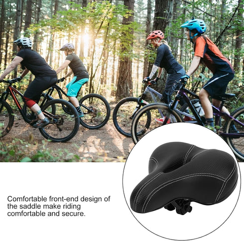 Holigie 3D Bicycle Seat Cover,Memory Foam Gel Hybrid Cushion Airflow Ventilation Orthopedic Design Hollow Core