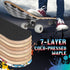 Pro Complete Skateboards for Beginners - 31"x8" Skate Boards, 7 Layers Canadian Maple Double Kick Deck