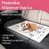 23x23 (100 Count) Pupiboo Disposable Dog and Cat Training Pads Leaves Pattern, Highly Absorbent Pee Pads, Leak Proof