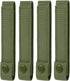 FRTKK 4 Pack Molle Straps with Snaps, 6 Inch Tactical Mod Strap Molle Webbing for Military Backpack