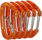 FresKaro 5pcs Nano Carabiner Clips, 8kN 1798lbs, Small Sturdy Reliable Time-Tested Strong Spring Wiregate, Mini Size