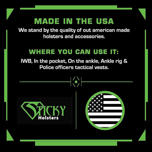 Sticky Holsters Stock Pad Riser Ammo Holder for Tactical Gears - Base Pad with 8 Shell Loops for Hunting