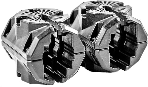 YakAttack MightyMount Duo Rail Adapter, Black, Compatible with Hobie H-Rail, Kayak Fishing Accessories
