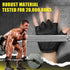 HOZMOZ Ventilated Weight Lifting Gloves, Thick Padded Workout Gym Gloves with Full Palm Protection & Grip & Shock