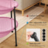 Double Cat Bed Pink - Breathable Cat Hammock for 2 Cats with Adjustable Feet & Anti-Slip Mats, Easy Assembly, 22.8 x
