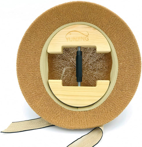 Wooden Hat Stretcher Adjustable Buckle, One Size Fits All from 6-1/2 to 9-1/2, Heavy Duty