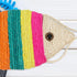 Cat Scratching Board - Creative Fish Shaped Claw Toy, Colorful Sisal Pad Scratch Lounge Durable Interaction Toy
